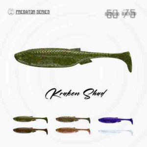 Przynęta LIBRA LURES Kraken Shad 3" (7.5cm) 037 - Blood,  op.8szt - obrazek 2
