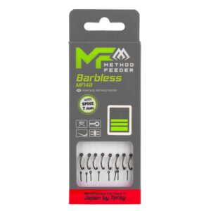 Przypon MIKADO Method Feeder MF14 z igłą - hak bez zadziora nr 14 / żyłka: 0.18mm / 10 cm / op. 8szt. - obrazek 1