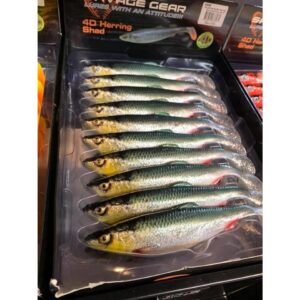 Guma SAVAGE GEAR 4D HERRING SHAD 11cm Green Silver - obrazek 3