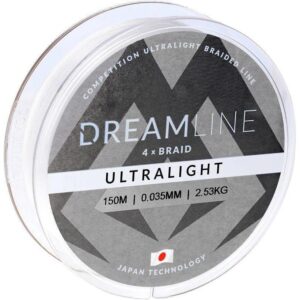 Plecionka MIKADO DreamLine Ultralight (WHITE) 0.058mm4.43kg150m - op. 1szp. - obrazek 3