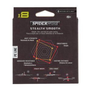 Plecionka SPIDERWIRE Stealth® Smooth8 x8 - 0.06mm - biała - obrazek 3
