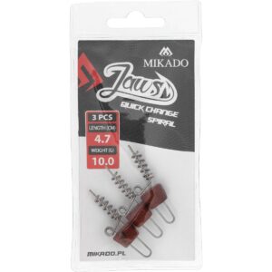 Wkręt do przynęt z obciążeniem- JAWS QUICK CHANGE SPIRAL - 10g/6cm - op.3szt. - obrazek 3