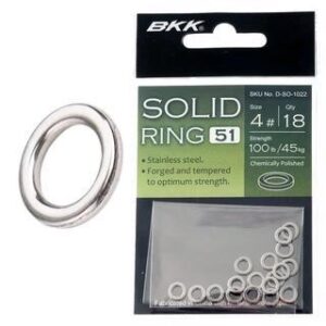 Pełne kółka Łącznikowe BKK Solid Ring-51 rozmiar 4, op. 18szt - obrazek 3