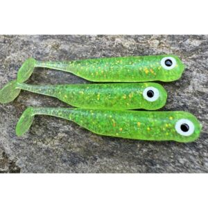 Przynęta Great Fish GF1 - 4.9cm - 1g - Glitter Light Green - Krewetkowy -10szt. - obrazek 3