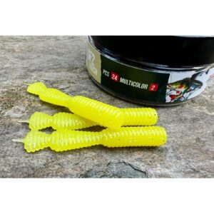 Przynęta Great Fish GF2 Leech - 6cm - 1.8g - Multicolor II - Bezzapachowy - 24szt. - obrazek 3