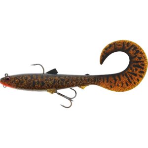 Guma WESTIN BullTeez Curltail R2F Sinking / 16cm - 35g - Motoroil Burbot - obrazek 1