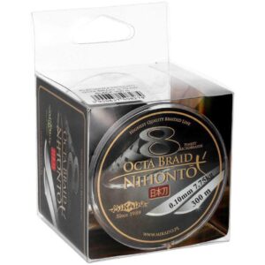 Plecionka Mikado NIHONTO OCTA BRAID  030 BLACK 300M - obrazek 2