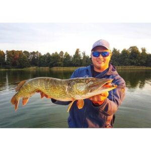 Guma WESTIN BullTeez Shadtail 24cm 107g Glow Ghost Hunter - obrazek 3