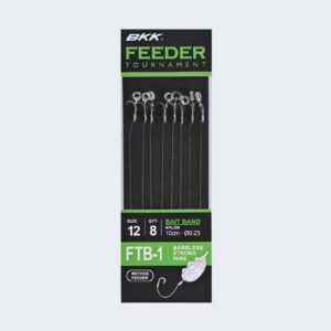 Przypony bezzadziorowe BKK Feeder Tournament FTB-1 Bait Band Rigs - #12 - obrazek 3