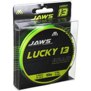 Plecionka Mikado JAWS LUCKY 13 008 FLUO ZIELONA 150M - obrazek 3