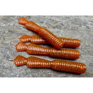Przynęta Great Fish GF2 Leech - 6cm - 1.8g - Motor Oil Red - Krewetkowy - 10szt. - obrazek 3