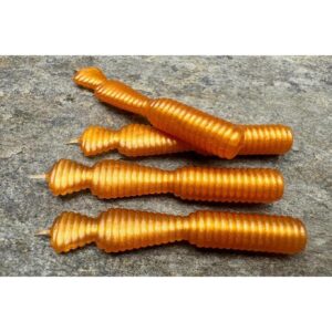 Przynęta Great Fish GF2 Leech - 6cm - 1.8g - Gold - Rybny - 10szt. - obrazek 3