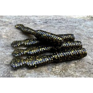 Przynęta Great Fish GF2 Leech - 6cm - 1.8g - Black&Gold - Rybny - 10szt. - obrazek 3