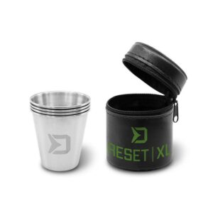 Zestaw kieliszków DELPHIN ze stali nierdzewnej RESET 4w1 XL - obrazek 3