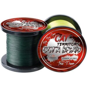 Plecionka Mikado CAT TERRITORY OCTA BRAID 070 GREEN 300M - obrazek 3