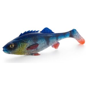 Guma SAVAGE GEAR 4D Perch Shad 17.5cm 68g - Blue Silver - obrazek 3
