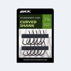 Haczyki Karpiowe BKK Curved Shank rozmiar 8, op. 10szt - obrazek 3