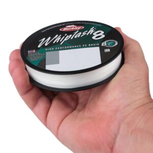 Plecionka BERKLEY Whiplash8 CRYSTAL 150m - 0.06mm - 10.7kg - obrazek 3
