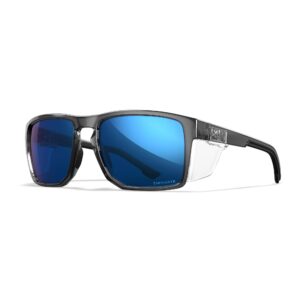 Okulary Wiley X - Founder Captivate Polarized Blue Mirror Grey Gloss Crystal Frame - obrazek 4