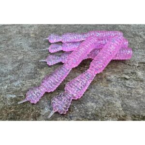 Przynęta Great Fish GF2 Leech - 6cm - 1.8g - Glitter Pink - Rybny - 10szt. - obrazek 4