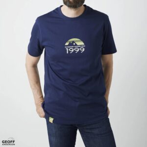 T-shirt Geoff Anderson Organic Tee Navi Retro 1999 rozm. XL - obrazek 3
