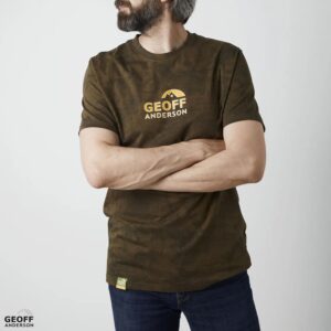 T-shirt Geoff Anderson Organic Tee Leaf Orange Chest rozm. L - obrazek 4