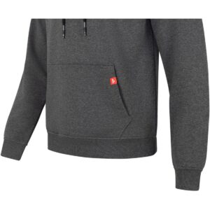 Bluza z kapturem Favorite Black logo dark grey melange - rozmiar XXL - obrazek 3