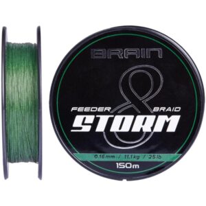 Plecionka Brain Storm 8X (zielony) / 0.14mm / 150m / 9kg - obrazek 1