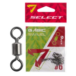Krętliki Select Basic Swivel #6 (9 szt/opak) - obrazek 1
