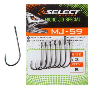 Haczyki SELECT MJ-59 MICRO JIG SPECIAL #8 (10szt/opak) - obrazek 1