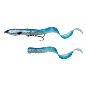 Przynęta SAVAGE GEAR 3D Hard Eel 2+1 17cm 50g SS - Blue Silver - obrazek 4