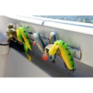 Guma SAVAGE GEAR Cannibal 8cm 5g Flou Yellow Glow - obrazek 4