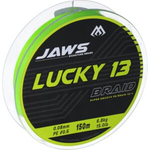 Plecionka Mikado JAWS LUCKY 13 010 FLUO ZIELONA 150M - obrazek 4