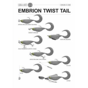Przynęta LIBRA LURES Embrion Twist Tail 2.5'' (6.5cm) 020 - Electro, op.10szt - obrazek 4