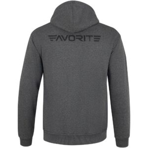 Bluza z kapturem Favorite Black logo dark grey melange - rozmiar XXL - obrazek 4