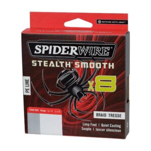 Plecionka SPIDERWIRE Stealth® Smooth8 x8 - 0.11mm - czerwona - obrazek 4