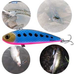 Wobler Engima Baits Cykada 9cm - Rainbow - tonący - obrazek 4