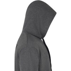 Bluza z kapturem Favorite Black logo dark grey melange - rozmiar L - obrazek 5