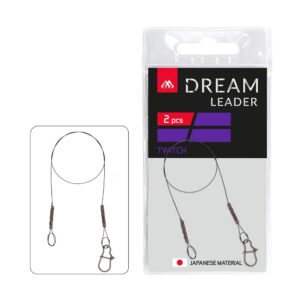 Przypon MIKADO - DREAM LEADER - TWITCH 30cm/26LB/12kg - op.2szt. - obrazek 1