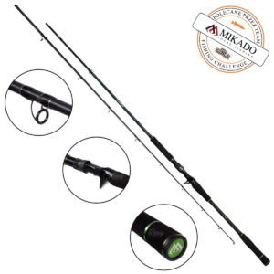 Wędka Castingowa MIKADO Jaws Pike Monster 245cm c.w. 30-85g (2 sec) - obrazek 1