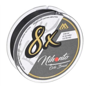 Plecionka Mikado NIHONTO OCTA BRAID 018 BLACK 150M - obrazek 6