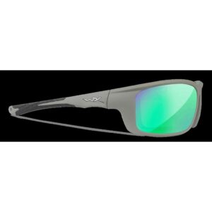 Okulary polaryzacyjne Wiley X - GRID Captivate Green Mirror Matte Cool Grey Frame - obrazek 7