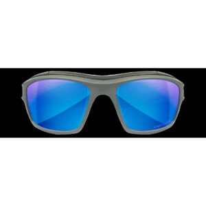 Okulary polaryzacyjne Wiley X OZONE Captivate™ Polarized Blue Mirror Matte Grey Frame - obrazek 7