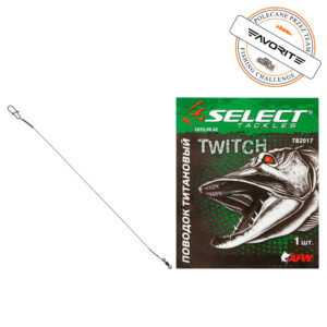 Przypon SELECT tytanowy - 25cm / 12kg / 1szt. - obrazek 1