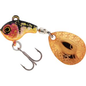 Wirujący ogonek Westin DropBite Tungsten Spin Tail Jig 13g | 2cm | Copper Perch - obrazek 1