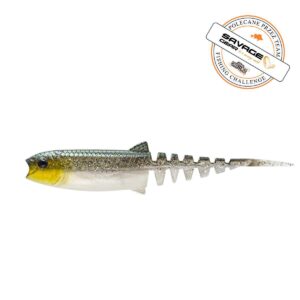 Guma Savage Gear Cannibal Minnow 8cm | Green Silver - obrazek 1