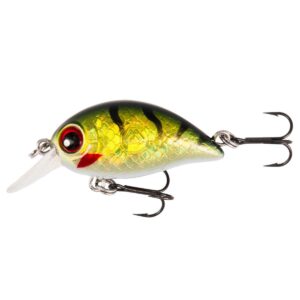 Wobler Mikado Shimmy 3,4cm | 3g | Pływający | Green Perch - obrazek 1