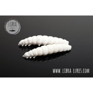 Przynęta Libra Lures Larva 4.5cm - 001 - white- 8szt (zapach serowy) - obrazek 2
