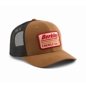 Czapka z daszkiem Berkley Striper Trucker Brown Charcoal - obrazek 3