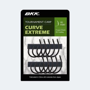 Haczyki Karpiowe BKK Curve Extreme rozmiar 1, op. 10szt - obrazek 2